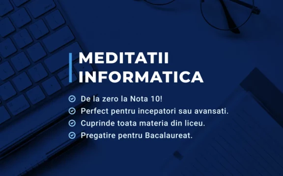 Meditatii Informatica Liceu - Fost Olimpic National